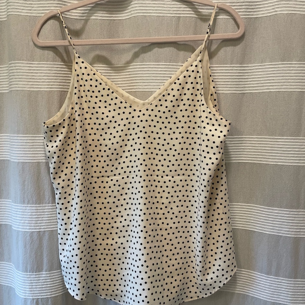 Express Cream and Black Polka Dot Cami